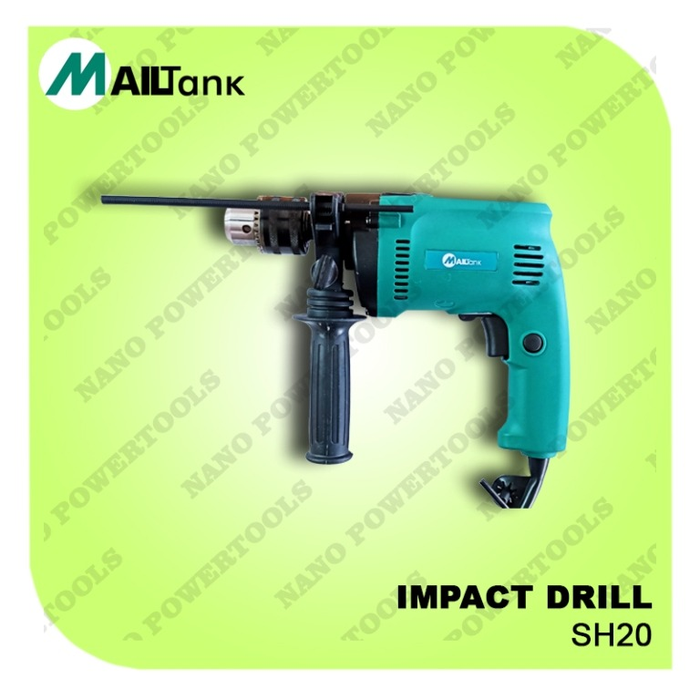 MAILTANK IMPACT DRILL SH20 BOR 13 MM DENGAN 2 FUNGSI IMPACT DAN DRILL