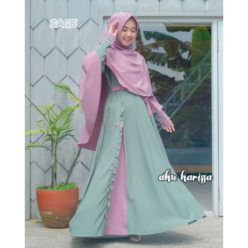 Aqila set aku karissa, gamis ori, gamis set