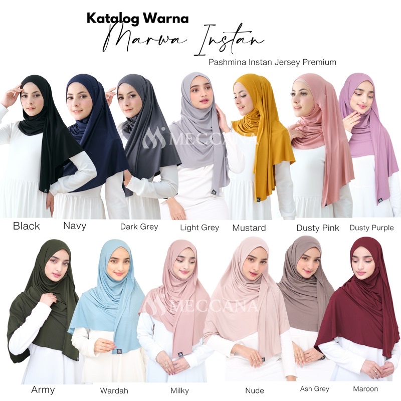 Marwa Instan - Pashmina Instan Jersey-1