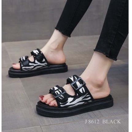 SANDAL SLOP FLIP FLOP FASHION WANITA IMPORT 8612