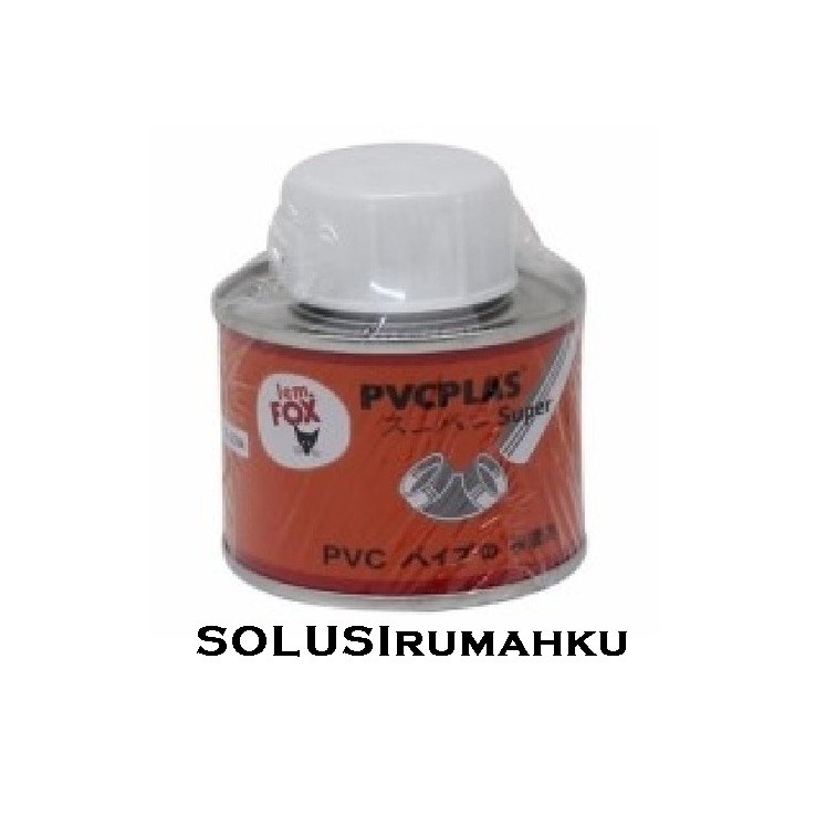 

Lem Kaleng PVC FOX 100 Gram Lem Pipa Lem PVC Lem FOX Lem PVCplas