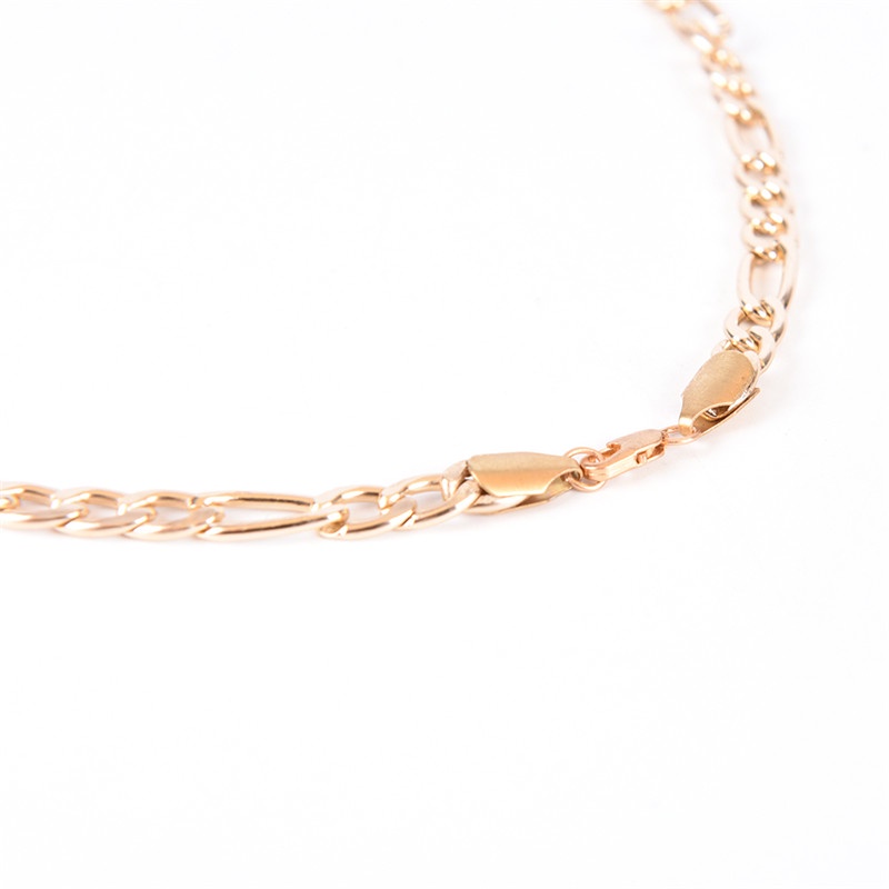 Kalung Rantai Panjang Lapis Emas 18k Gaya Punk Untuk Pria / Wanita