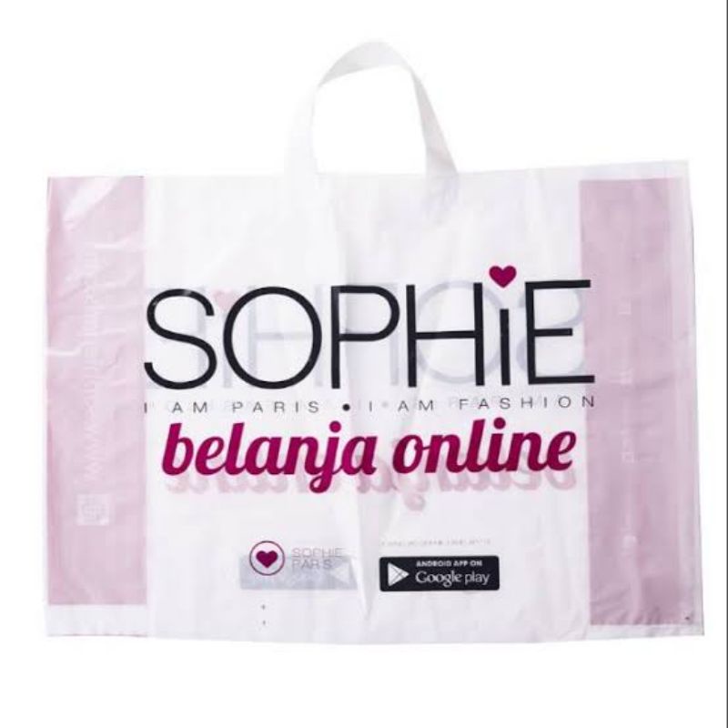 

plastik besar belanja sophie tebal / plastik tebal/ paper bag plastik