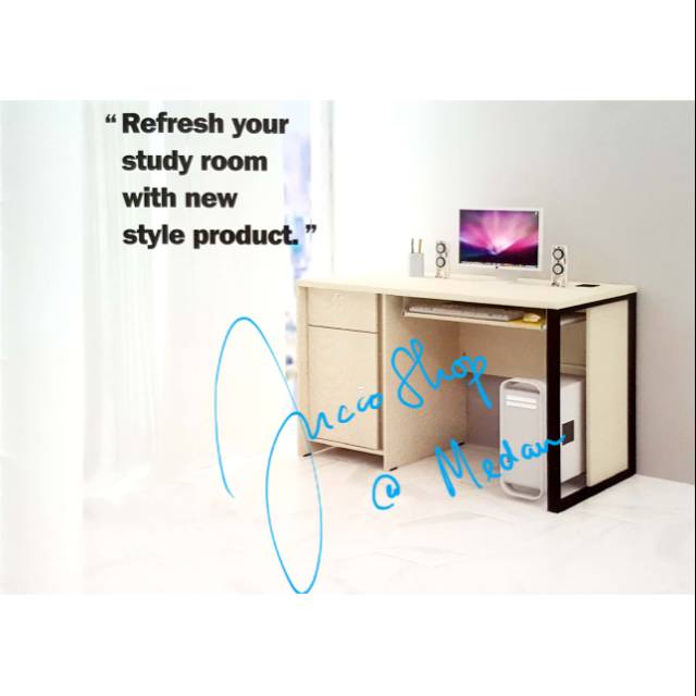 Meja Komputer Expo 1218 Meja Kantor Minimalis lokasi Medan