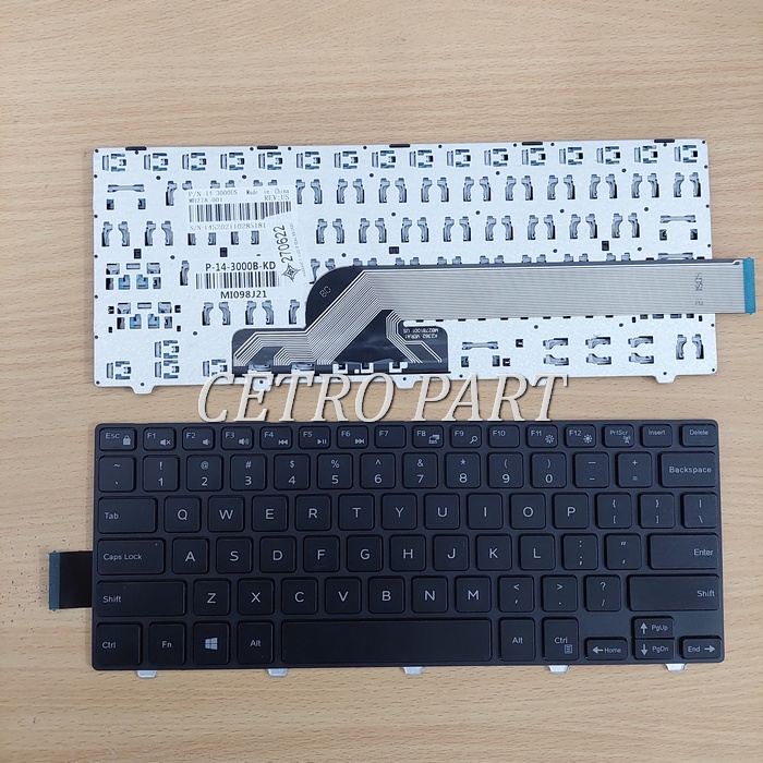 Keyboard Dell Inspiron 14-3000 14-3441 14-3442 14-5442 - HITAM BERGARANSI