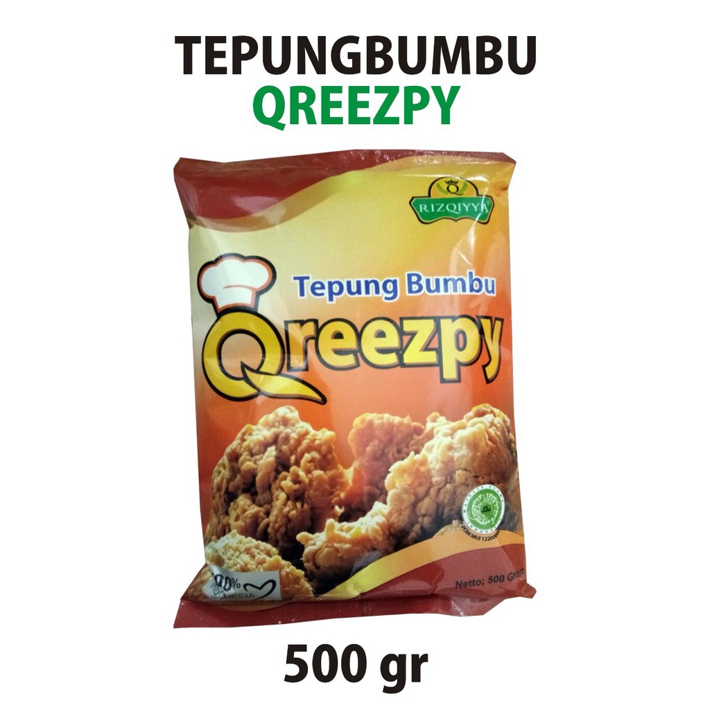 

Tepung Bumbu Instan QREEZPY 500gr krispy NON MSG