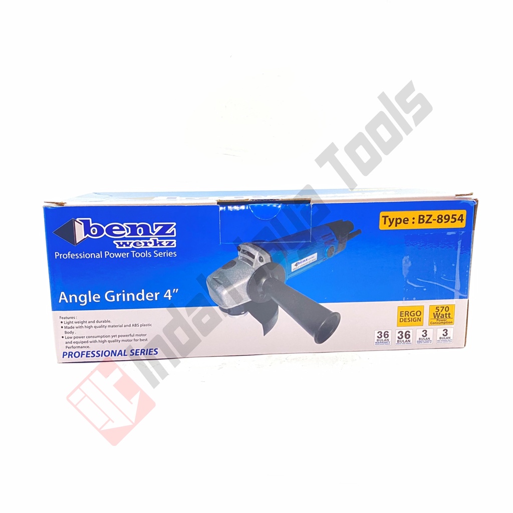 BENZ BZ-8954 Mesin Gerinda Tangan 4 Inch - Angle Grinder Disc Grinder