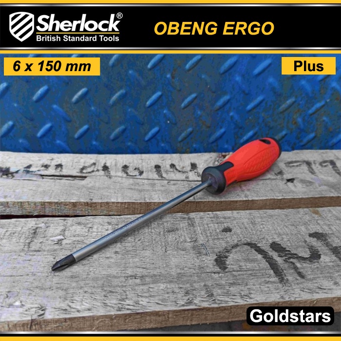 Obeng Original Sherlock Ergo 6 inch / 150 mm (Plus)