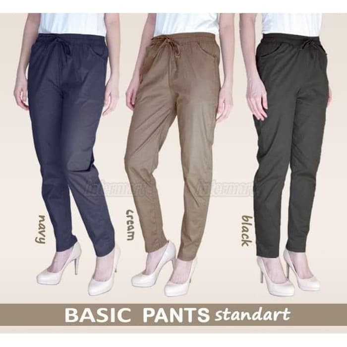 Celana Baggy Pants Wanita Premium Ukuran standar sampai jumbo XXL