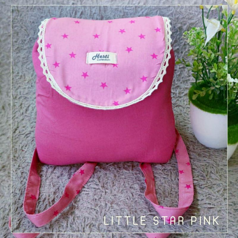 MUKENA ANAK LITTLE STAR PINK | MUKENA HESTI
