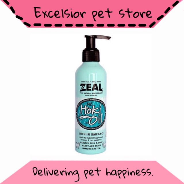 Salmon oil Zeal untuk anjing kucing 250ml