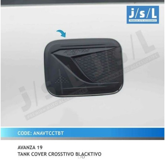 JSL Tutup Tangki Bensin Avanza 2019 Tank Cover Crosstivo Blacktivo