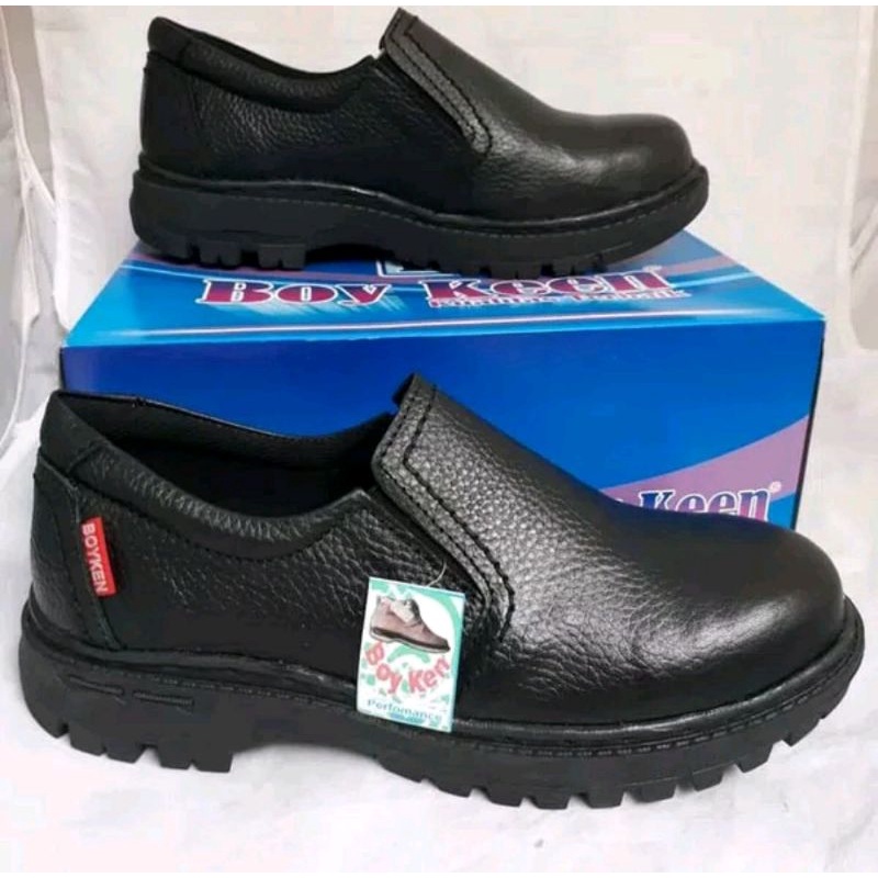 Sepatu safety kulit asli sepatu kerja sepatu dinas sepatu proyek