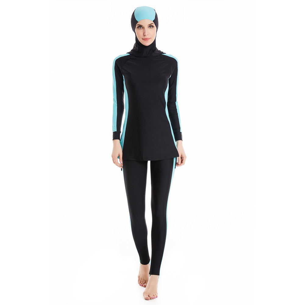 Plus Size Swimwear S 4XL Muslim Swimsuit Islamic Swimming  