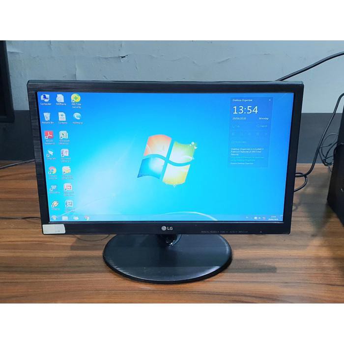 Ready Monitor Led 19 Inch Wide Lg Lenovo Dell Hp Samsung Masih Mulus Shopee Indonesia