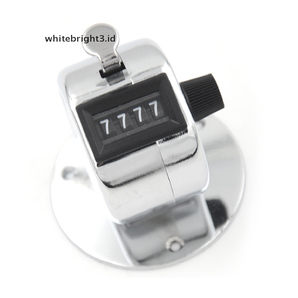 (whitebright3.id) Tally Counter / Alat Hitung Manual 4 Digit