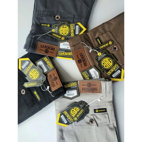 Celana Chino Panjang Pria Selvedge Premium