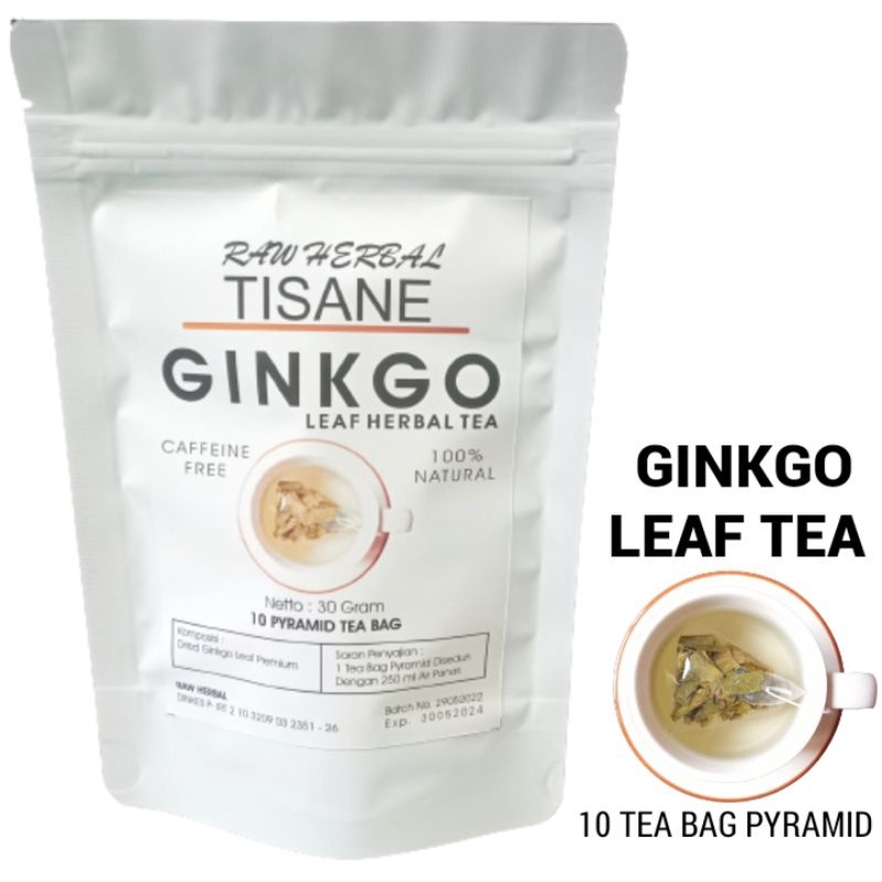 Ginkgo Leaf Tea / Pyramid Tea Bag (3gr x 10 Tea Bag Pyramid)