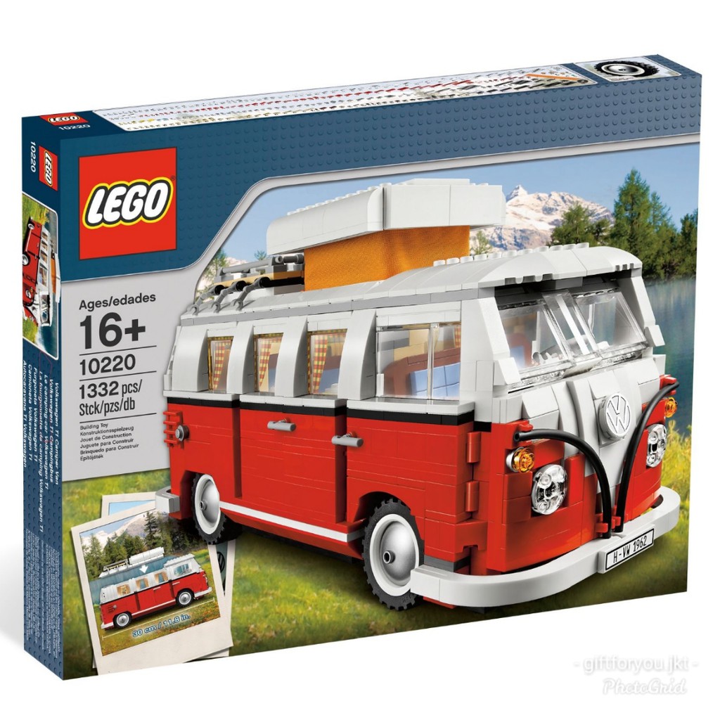 Lego Creator Mainan Bricks Best Seller Mobil Volkswagen T1 Camper Van Limited Original No. 10220