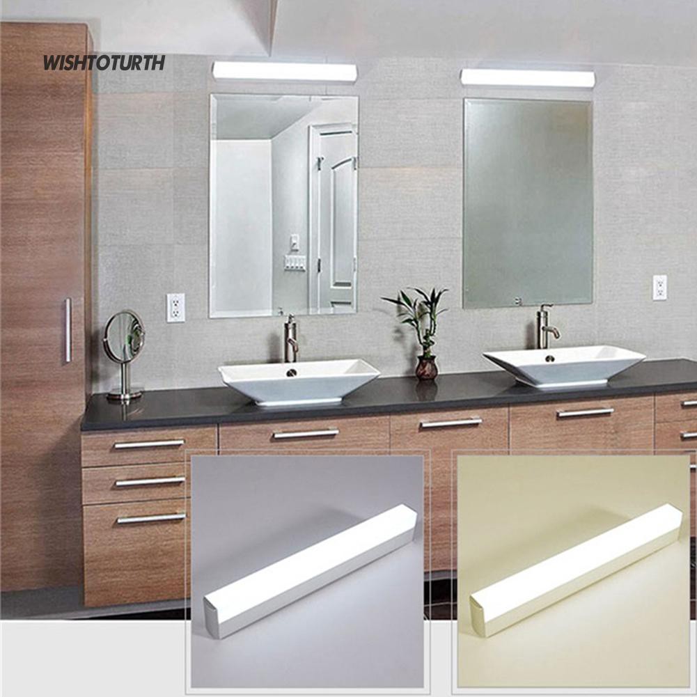 Wt Modern Led Mirror Front Light Bathroom Cabinet Wall Lamp Simple Homeation Shopee Indonesia