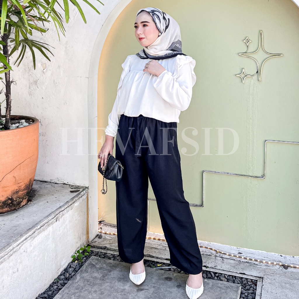 KULOT RIBON PANTS PREMIUM/ CELANA KULOT / KULIT WOLFIS