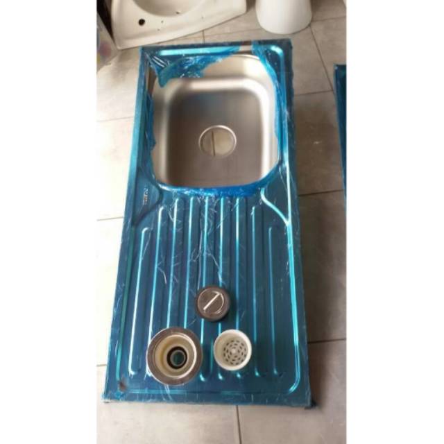 kitchen sink / bak cuci piring stainless 96cm