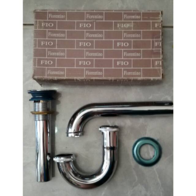 Sifon angsa wastafel model afur tekan