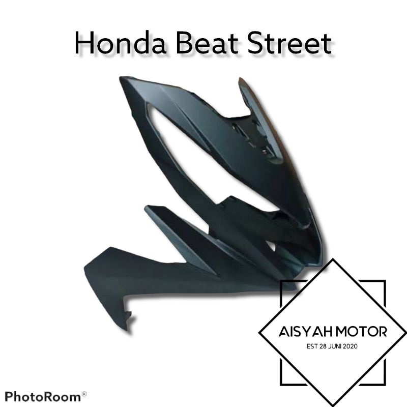 Bodi Halus Honda Beat Street Warna Hitam Doff Tahun 2017