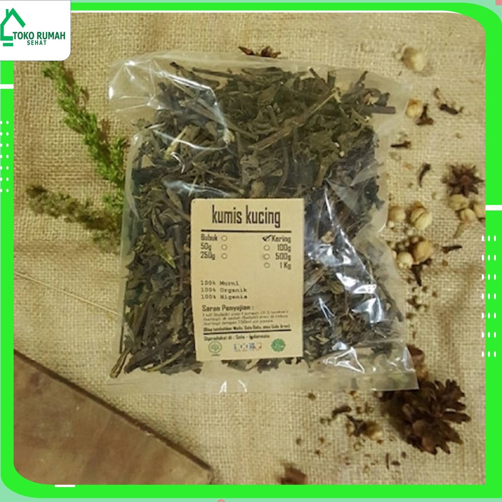 

DAUN KUMIS KUCING KERING 500 gr - Orthosiphon Aristatus - MURNI