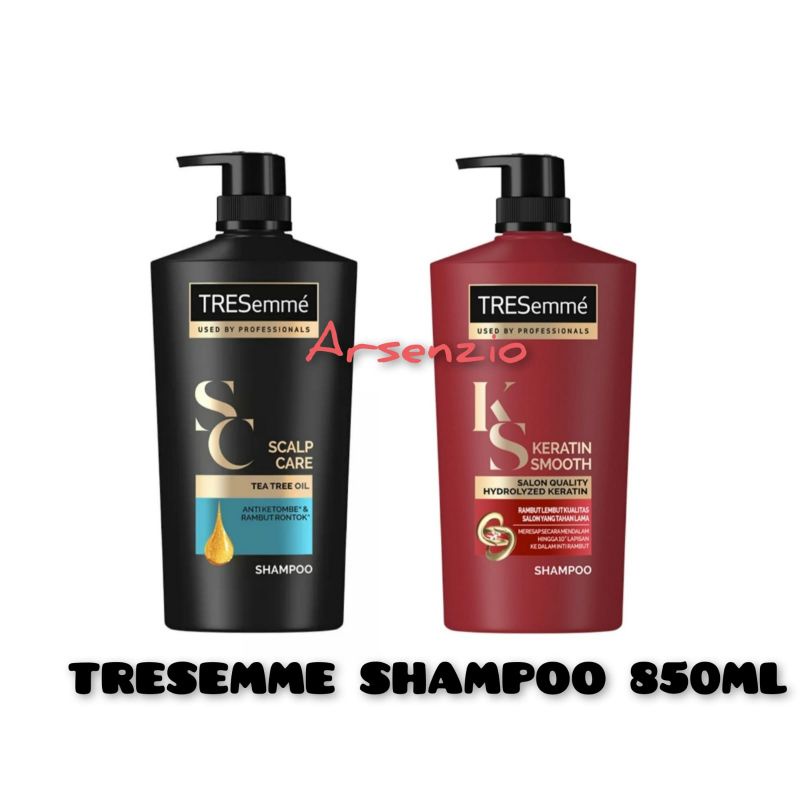 Jual Tresemme Shampoo Keratin Smooth Scalp Care 850ml Shopee Indonesia 