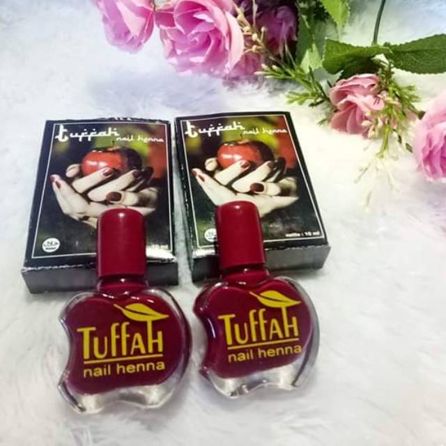 Tuffah nail hena pacar kuku halal