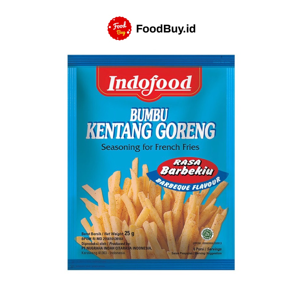 

Indofood Bumbu Kentang Goreng Rasa Barbekiu 25 gr