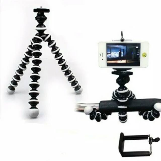 Gorilla Pod Mini + Holder U Universal - Tripod Mini Flexible Leg Octopus