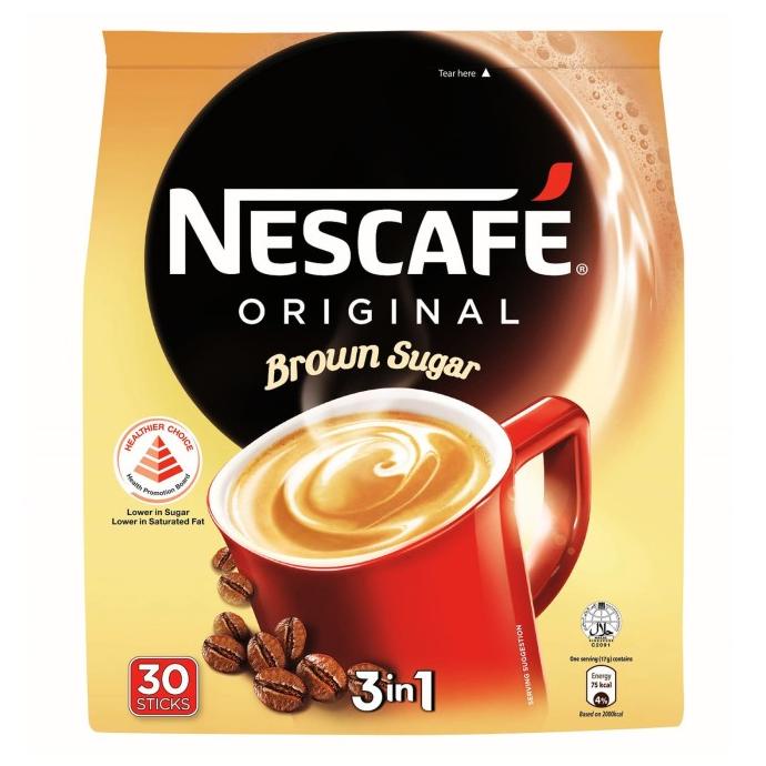 

Nescafe 3 In 1 Instant Coffee - Original (Brown Sugar)