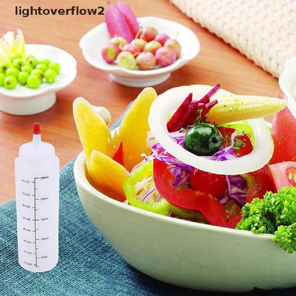 (lightoverflow2) Botol Squeezabl Remas Anti Bocor Untuk Salad