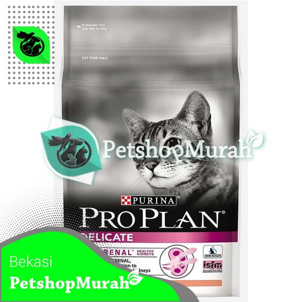 Makanan Kucing Pro Plan Delicate 2.5 Kg Cat Food ProPlan Kucing Pemilih Makanan Fresh Pack