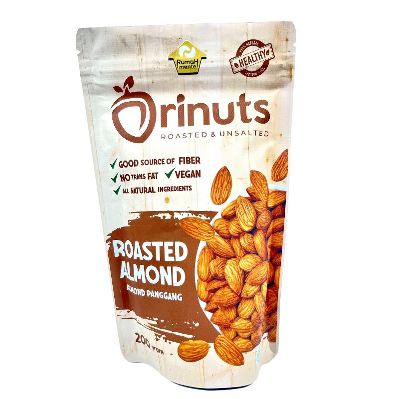 

ORINUTS KACANG ALMOND PANGGANG 200GR (PREMIUM QUALITY CEMILAN DIET)