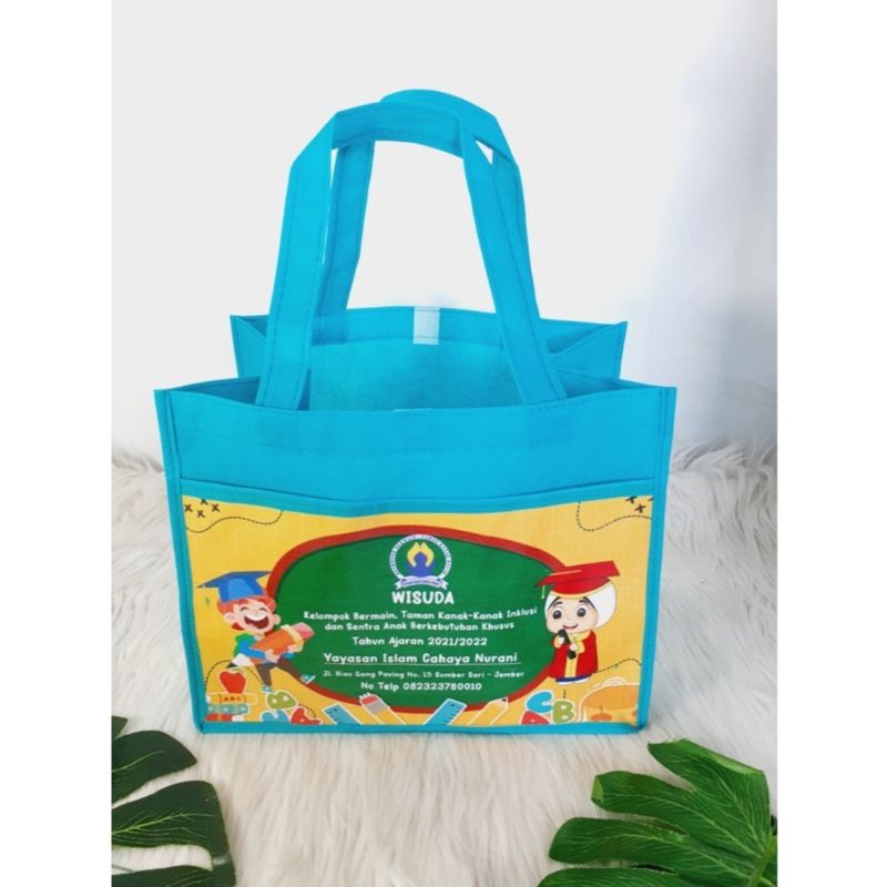 Tas Souvenir Graduation Wisuda Sekolah TK, Kantong Custom