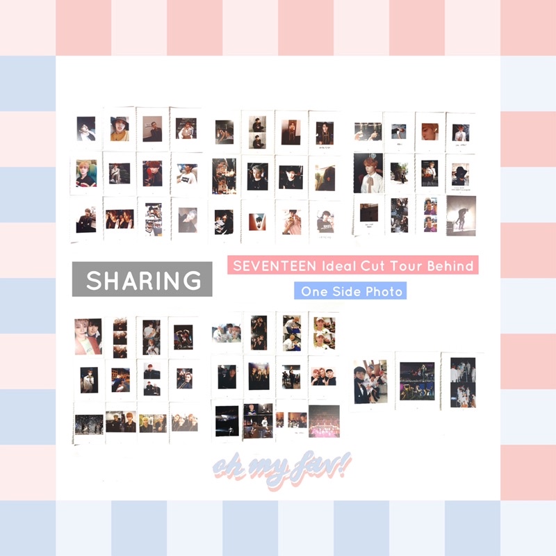 [Sharing, PART 2] SEVENTEEN Ideal Cut Tour Behind  Wonwoo Vernon Seungkwan Hoshi Woozi Wonwoo Jun