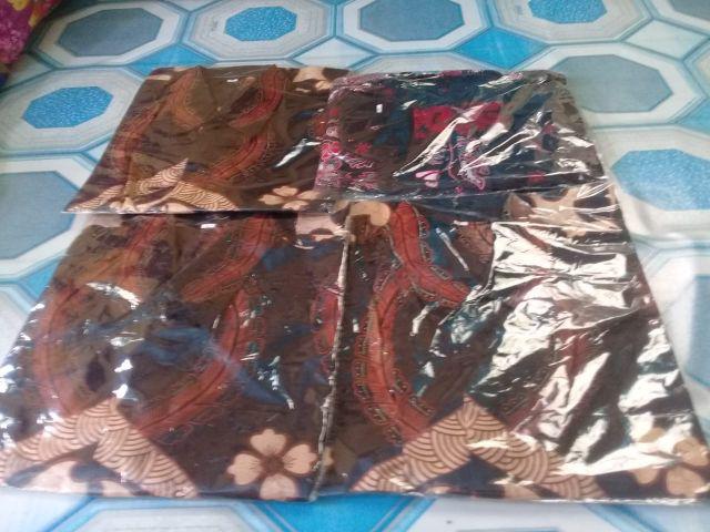 Kemeja Batik Lengan Panjang Batik  Danabrata Pria Motif Songket Hijau Kode 031 M L Xl Xxl Regular
