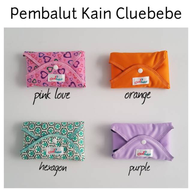 9 Pcs Menspad Cluebebe Night / Pembalut Kain Cluebebe Night