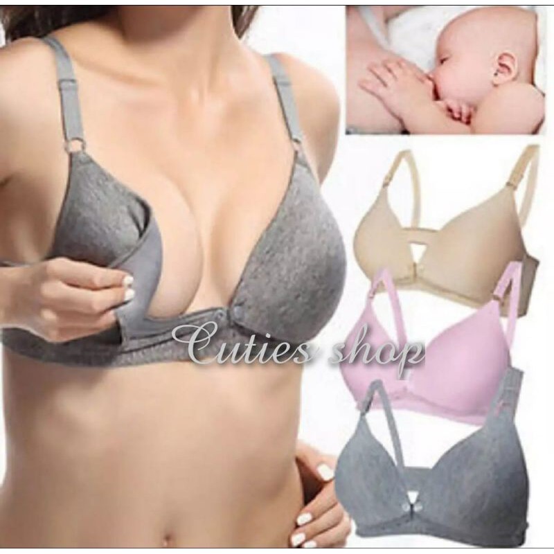 NURSING BRA - busa tipis - tanpa kawat - sz 38-42