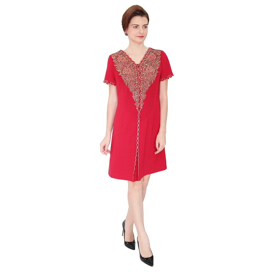 Lyne Halim Dress Bordir 7886