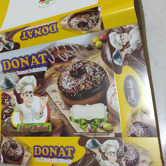 ♗ DUS DONAT 27 x 18.5 x 5.5 (6donat) isi 25lbr ✺