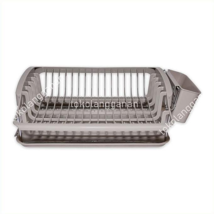 Original Appetite Carter Rak Piring - Coklat Auliabubbleshop