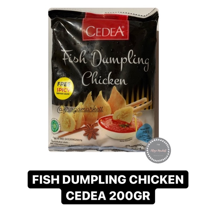 Cedea Dumpling Isi Ayam / Keju 200gr