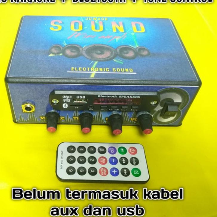 ❄️Big Ramadhan AMPLIFIER BLUETOOTH SUBWOOFER SUPER BASS AMPLI MINI KIT RAKITAN 5 VOLT TONE CONTROL K