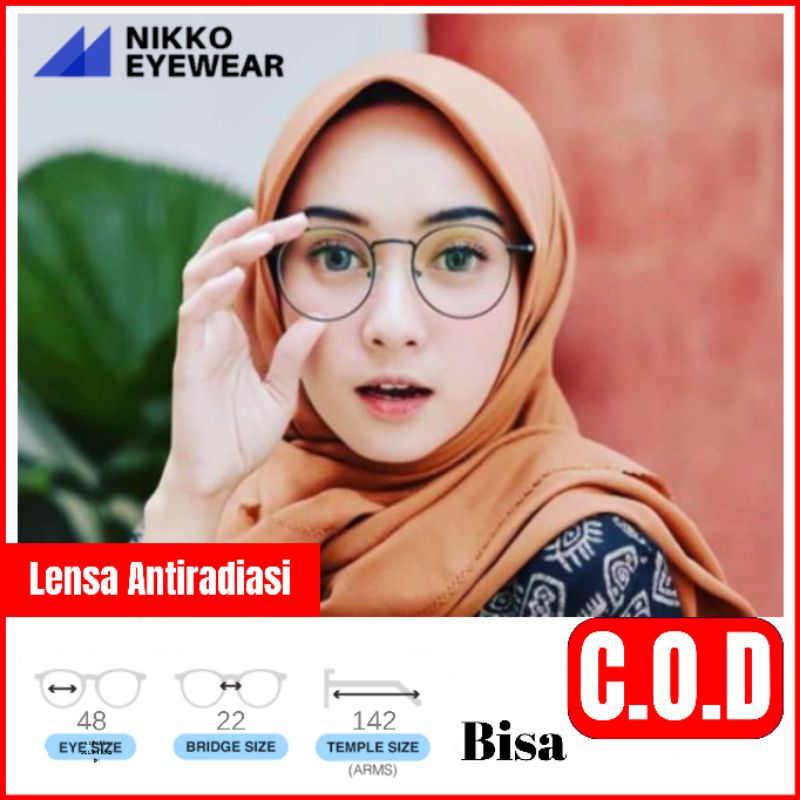 Frame Kacamata ALICE , Gratis Lensa Minus , Kacamata Antiradiasi ,Kacamata Korea