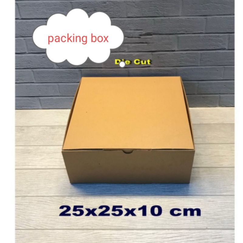 

kardus ukuran 25x25x10 cm box pizza untuk packing dll