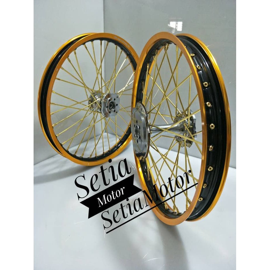 Velg Yamaha Mx King 150 - Paket Tromol Becak Jari Cakram Rakit - Variasi Motor